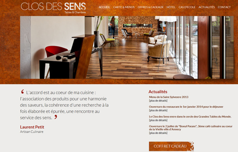 restaurant le Clos des Sens a Annecy